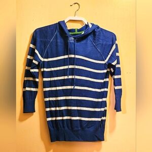 American Eagle,  Medium,  Blue & White Sweater